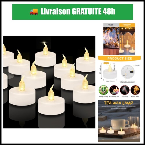 Bougies chauffe plat led - 24,