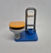 WC GRIS ET JAUNE PAPIER TOILETTE MAISON MODERNE PLAYMOBIL