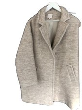 Manteau PABLO laine Alpaga beige NEUF