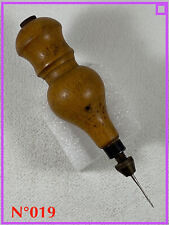 N°019  OUTIL Maroquinerie CORDONNIER Bourrelier Sellier Tapissier métier du Cuir