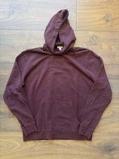 Sweat à capuche Sunspel bordeaux à boucle - M