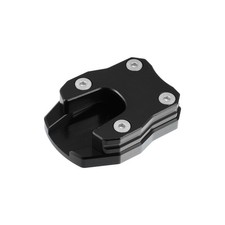 Moto Béquille Latérale Béquille Plaque Patin Aluminium Alliage Noir