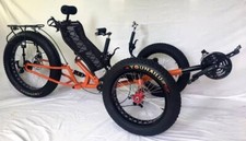 Tricycle À Pédales Récumbent Shimano 9 Vitesses Fat Tire
