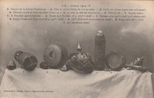 CPA GUERRE DE 1914-18 Casque de la Garde Prussienne ETC...