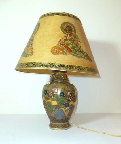 Ancienne lampe satsuma - ancienne, japon