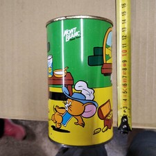 RARE - boite METAL tirelire - crème dessert MONT BLANC - TOM ET JERRY - vintage