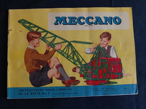 Meccano manuel instruction - meccano,