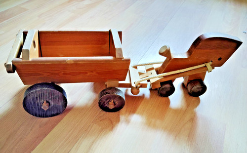 Ancien jouet bois - bois,