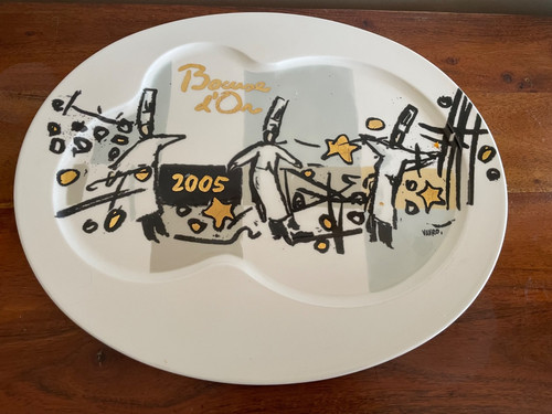 Grande assiette plat - assiette, "