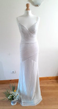 Robe de mariée créateur Wtoo taille 38 robe à motifs en parfait état 3
