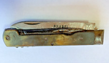 couteau PRADEL 4 pièces - épissoir pêcheur -publicitaire  CALTEX ?-Vintage knife