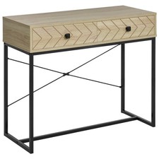 HOMCOM console 90x35x76cm Bois