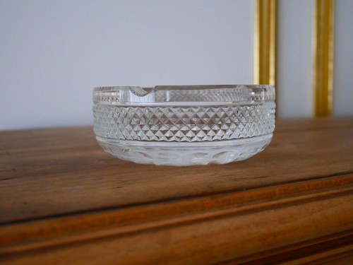 Cendrier cristal taillé - , saint