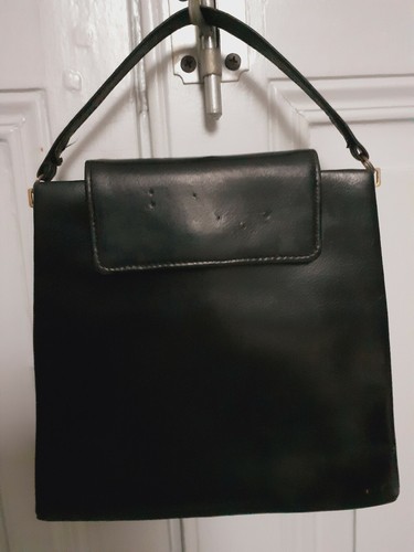 Ancien sac main cuir - ancien,