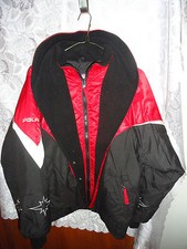 WOMEN'S RED/BLACK POLARIS SNOW MOBILE COAT-SIZE LARGE