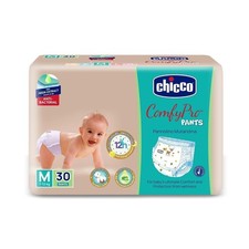 Couches pour bébé Chicco Comfy-Pro style pantalon moyennes, 30 pièces