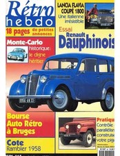 ▄▀▄ RETRO HEBDO RENAULT DAUPHINOISE N°96 ▄▀▄