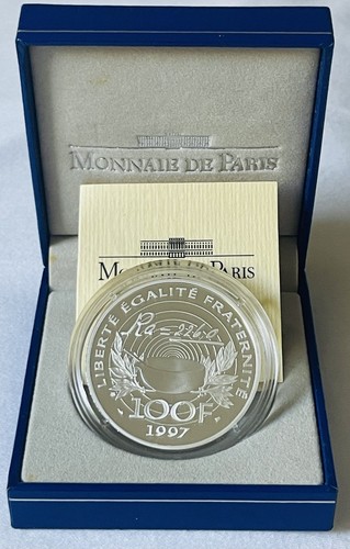 100 francs 1997 argent - be,