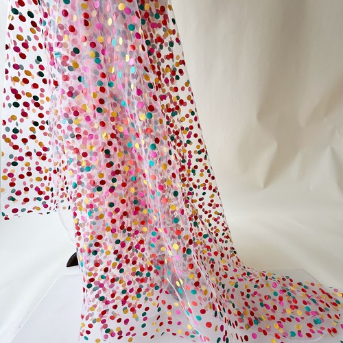 Tissu tulle pois - en,