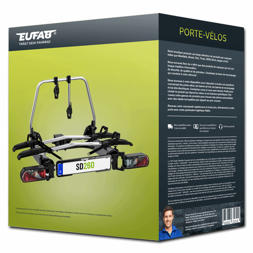 Porte vélo eufab - pour, 2