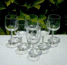 Service de 6 verres à eau en cristal d'Arques modèle Nemours Haut. 20,7 cm