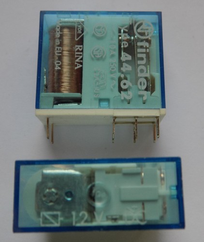Relais finder 12v 10a - 10a, 250v