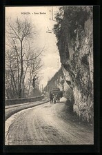 CPA Poncin, Sous Roche 1905 
