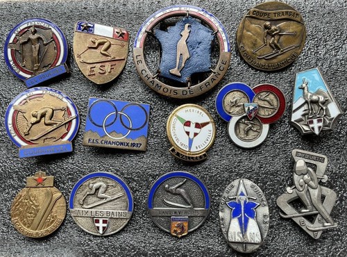 Lot insignes emaillés - lot, 14