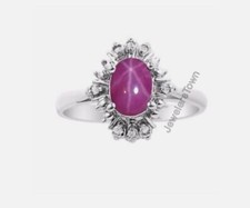 Bague étoile rose Lindy