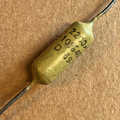 Condensateur mullard mustard - condensateur,