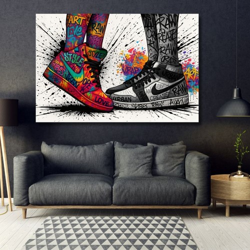 Tableau street art sneakers - -,