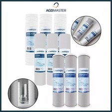 Filtre à eau remplaçable 10" filtres à osmose de charbon actif cartouche de 5 µm