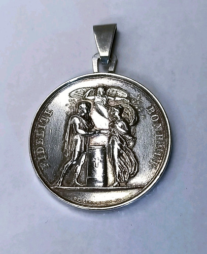 Ancien pendentif médaille - ancien,