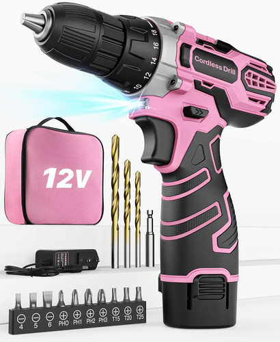 Perceuse visseuse sans fil 12v - fil,