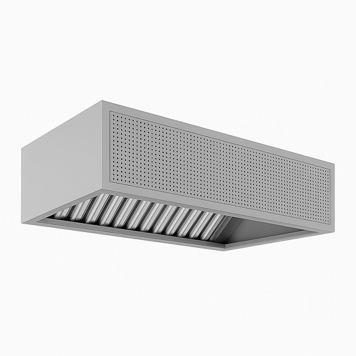 Hotte cubique statique inox - hotte,