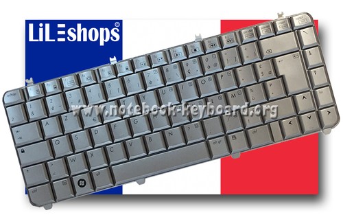 Clavier azerty argent hp - clavier,