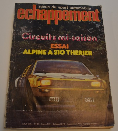 Revue echappement 82 aout - revue,