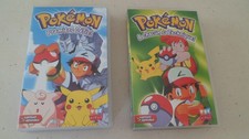 Lot de 2 cassettes vidéo VHS POKEMON Premiers défis - A chacun sa technique