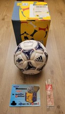 Rare Ballon Football Coupe Du Monde France 1998 Footix FIFA Adidas Tricofore