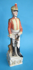 vintage porcelaine soldat figure of soldier Napoleon  figurine h 34cm tbe