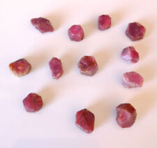 Lot de 12 Rubis Corindon brut