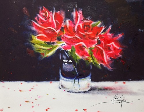 Peinture originale aquarelle
