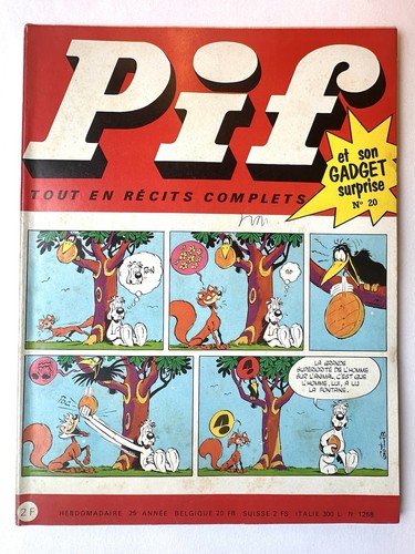 Pif gadget 20 - n°, (1969)