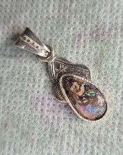 Pendentif Opale Boulder D'Australie