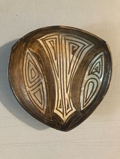 Belle Coupelle Terre Cuite Vallauris Alexandre Kostanda Motif Abstrait Ceramique