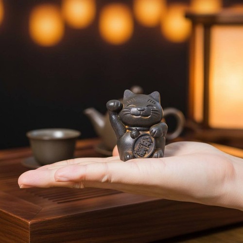 Figurine chat effet - figurine,