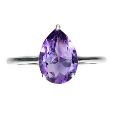 925 Bague en Argent Poire