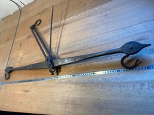 4 old tool / outil ancien  BALANCE A FLÉAU FORGÉ XVIIIe DÉCORÉ *