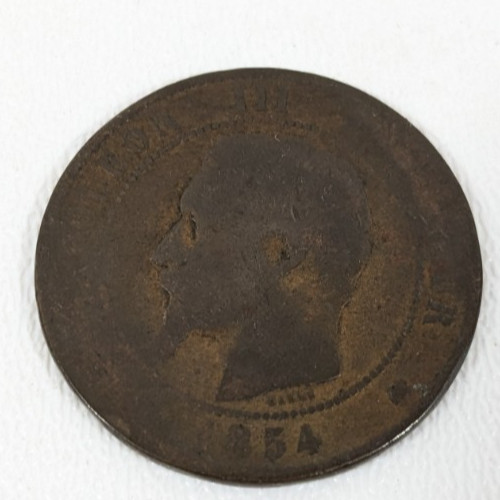1854 cinq centimes - a,