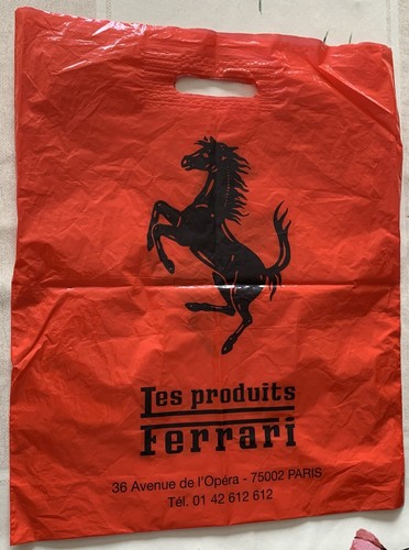 Sac plastique ferrari - sac,